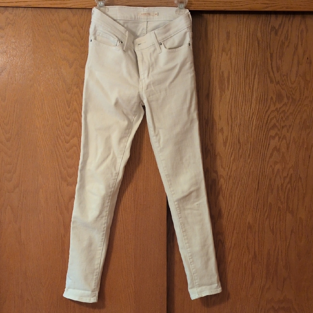 Women's Levi White Jeans